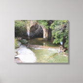 Natuur Scène van Watershed Canvas Afdruk (Voorkant)