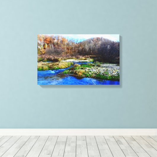 Natuur scènedoek canvas afdruk (Insitu (Houten vloer))