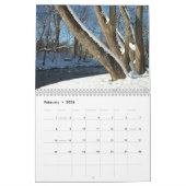 Natuur Scenes Midwest Garden Landscape Maandelijks Kalender (Feb 2026)