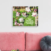 Natuur schiet niet Inspirerend Citaat op Canvas Afdruk (Insitu (Woonkamer))