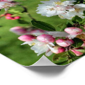 Natuur schiet niet Inspirerend Citaat op Poster (Hoek)