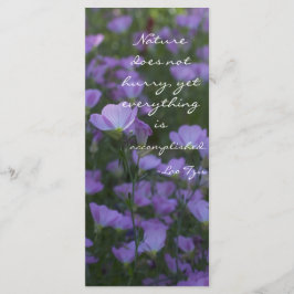 Natuur schiet niet op