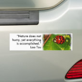 Natuur schiet niet op Bumpersticker (Op auto)