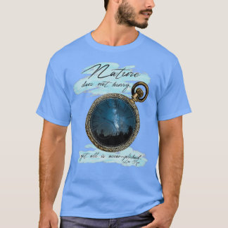 Natuur schiet niet te snel Lao Tzu T-shirt