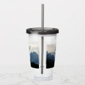 Natuur schilderachtig alpiene bergen Foto Acryl Drinkbeker (Rechts)