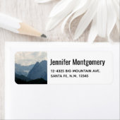 Natuur schilderachtig alpiene bergen Foto Etiket (Insitu)