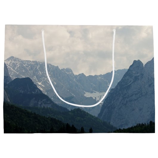 Natuur schilderachtig alpiene bergen Foto Groot Cadeauzakje (Achterkant)