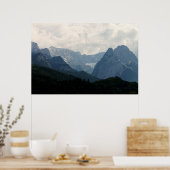 Natuur schilderachtig alpiene bergen Foto Poster (Keuken)