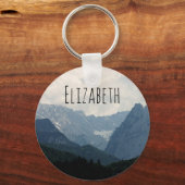 Natuur schilderachtig alpiene bergen Foto Sleutelhanger (Voorkant)