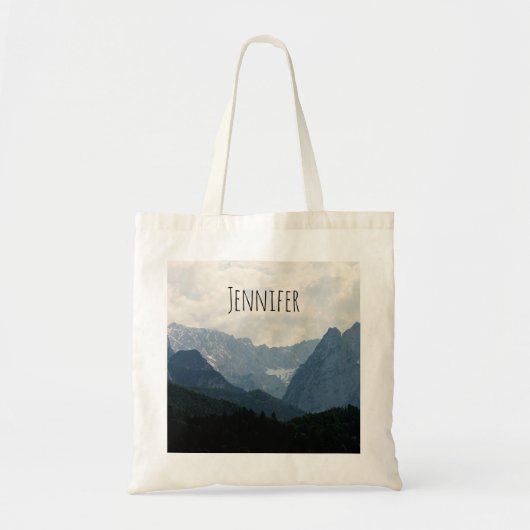 Natuur schilderachtig alpiene bergen Foto Tote Bag (Voorkant)