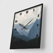 Natuur schilderachtig alpiene bergen Foto Vierkante Klok (Hoek)