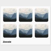 Natuur schilderachtig alpiene bergen Foto Vierkante Sticker (Vel)