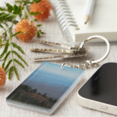 Natuur schilderachtig blauw Ridge Mountains Sleutelhanger (Voorkant Rechts)