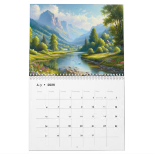 Natuur schilderen kalender