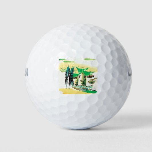 Natuur Schilderpremie Golfballen (Voorkant)