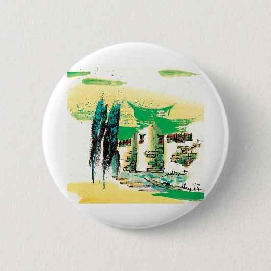 Natuur Schilderpremie Ronde Button 5,7 Cm (Voorkant)