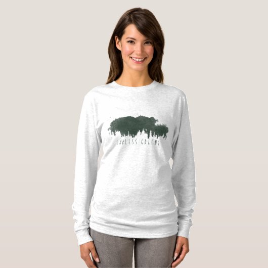 Natuur Shirt Endless Greens (Voorkant volledig)