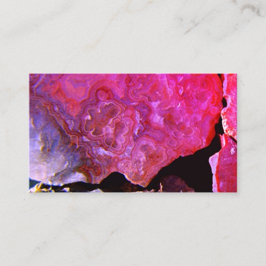 natuur-sjabloon voor zakelijke kaart rockpatroon visitekaartje (Voorkant)