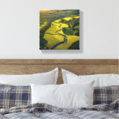 Natuur slaapliedje onder de zon canvas afdruk (Insitu (Slaapkamer))