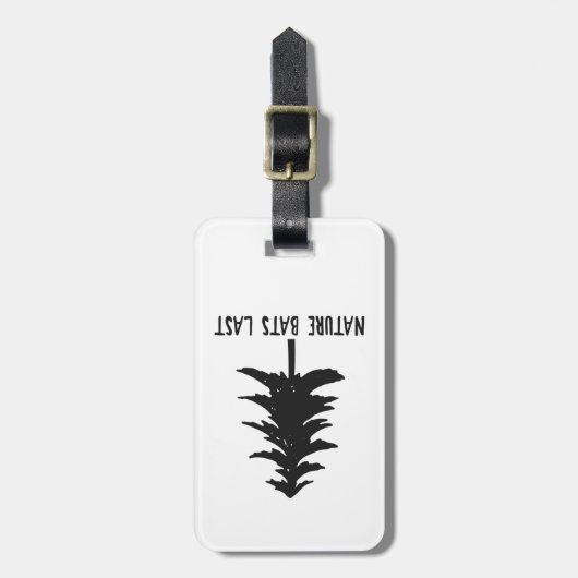 Natuur Slaat Terug Bagagelabel (Voorkant verticaal)