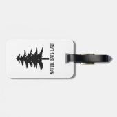 Natuur Slaat Terug Bagagelabel (Achterkant horizontaal)