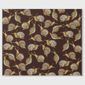 Natuur Slakkerkunst Cadeaupapier (Vlak)
