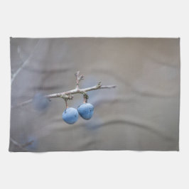 Natuur Sloe Berries Foto Theedoek