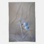 Natuur Sloe Berries Foto Theedoek (Verticaal)