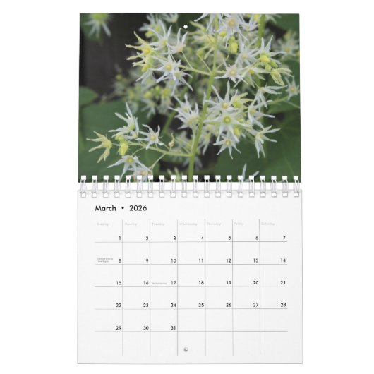 Natuur sluiten kalender (Mar 2026)