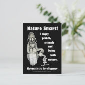 Natuur Smart - Blank Briefkaart (Staand voorkant)