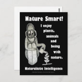 Natuur Smart - Blank Briefkaart (Voorkant / Achterkant)