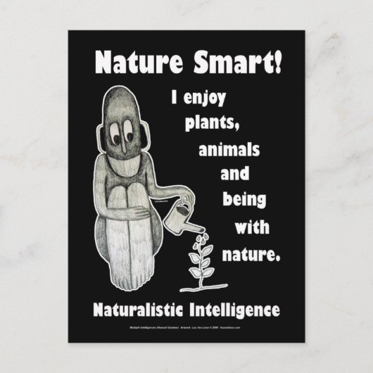 Natuur Smart - Blank Briefkaart (Voorkant)