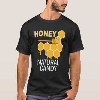Natuur Snoep Wilde bijen Honingraat Snoep T-shirt