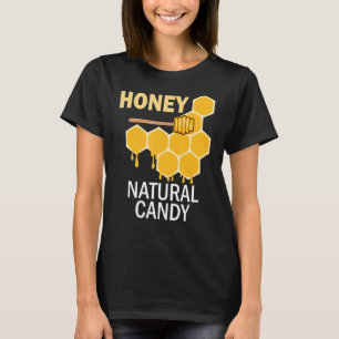 Natuur Snoep Wilde bijen Honingraat Snoep T-shirt