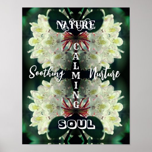 Natuur Soul Azalea Abstract Inspirerend Poster (Voorkant)