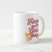 Natuur Soul Slogan | Focus op de goede dingen Grote Koffiekop (Voorkant rechts)