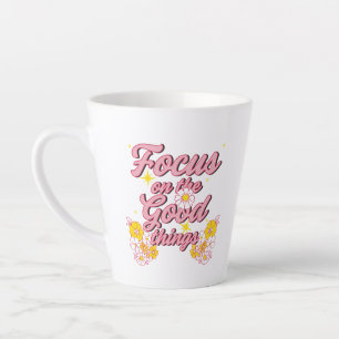 Natuur Soul Slogan Focus op de goede dingen Latte Mok