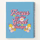 Natuur Soul Slogan | Focus op de goede dingen Notitieboek (Achterkant)