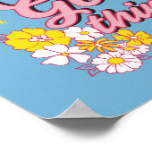 Natuur Soul Slogan | Focus op de goede dingen Poster (Hoek)