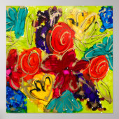 Natuur spreekt over een muur-kunst poster (Voorkant)