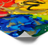 Natuur spreekt over een muur-kunst poster (Hoek)