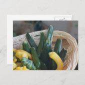 Natuur Squash en Zucchini Briefkaart (Voorkant / Achterkant)