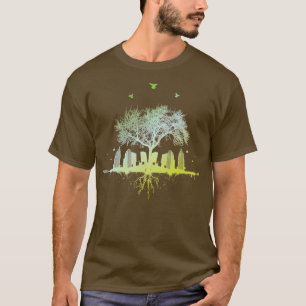 natuur stad stad stad stad stadsbosvogels citytree t-shirt