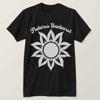 Natuur Starburst Zonnebloem T-shirt