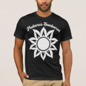 Natuur Starburst Zonnebloem T-shirt (Voorkant)