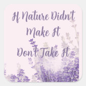 Natuur Sticker (Voorkant)