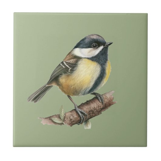 Natuur stollingskeramische Tegel Tegeltje (Voorkant)