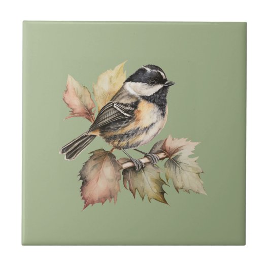 Natuur stollingskeramische Tegel Tegeltje (Voorkant)