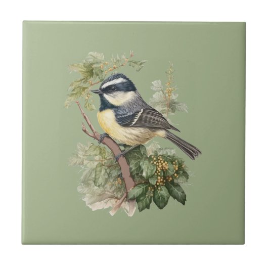 Natuur stollingskeramische Tegel Tegeltje (Voorkant)