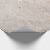 Natuur Stone Rock Marble Travertine Cadeaupapier (Hoek)